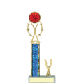 Trophies - #Basketball Vertical Star Riser C Style Trophy